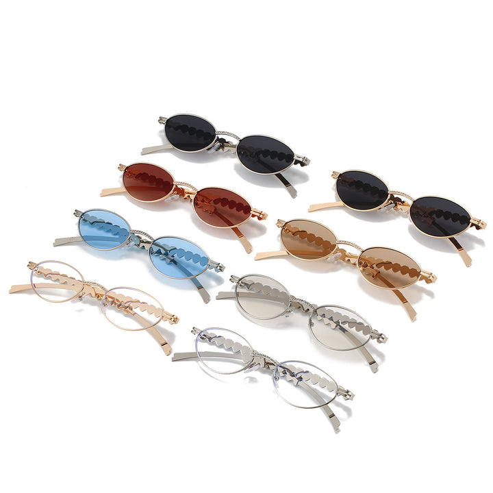 Statement Cat-Eye Optical Glasses with Crystal Accents Stornfield