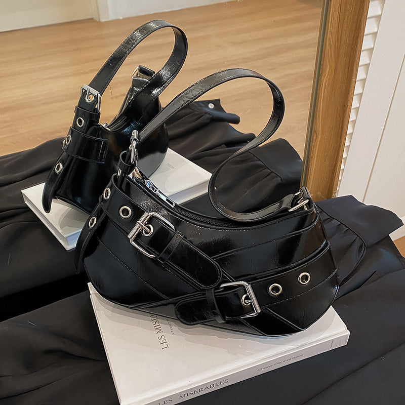 Stylish Patent Leather Shoulder Bag Stornfield