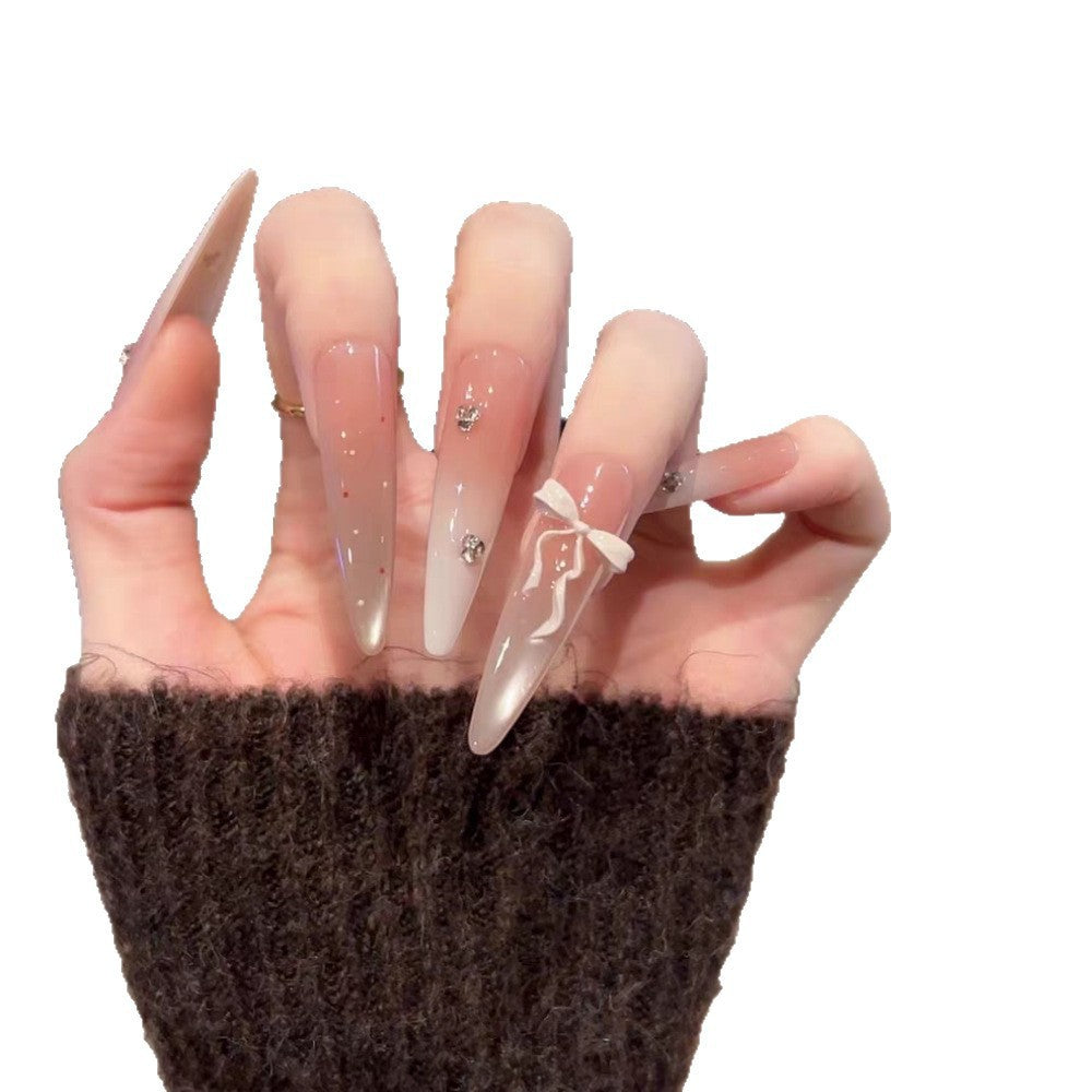 Glossy Square Tip Nail Enhancements