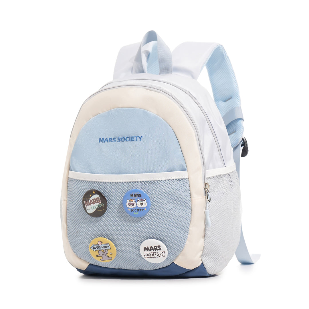 Trendy Lightweight Backpack with Fun Patches Stornfield