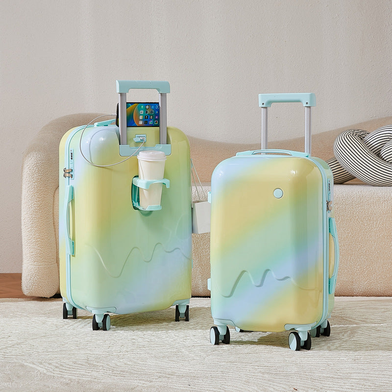 Unisex Compact Smart Hardshell Travel Suitcase Stornfield