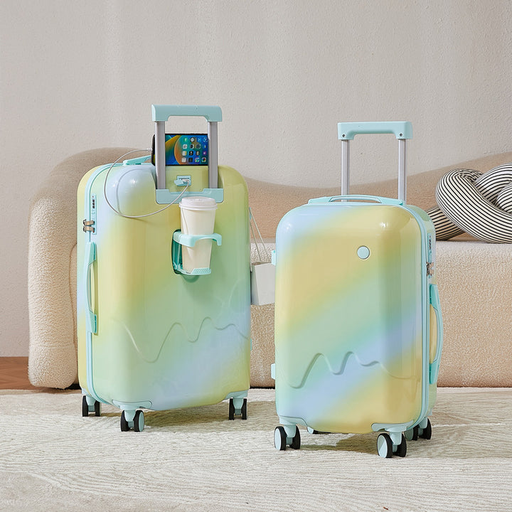 Unisex Compact Smart Hardshell Travel Suitcase Stornfield