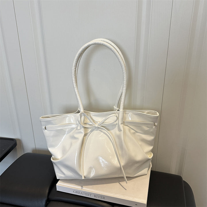 Stylish Patent Leather Tote Bag