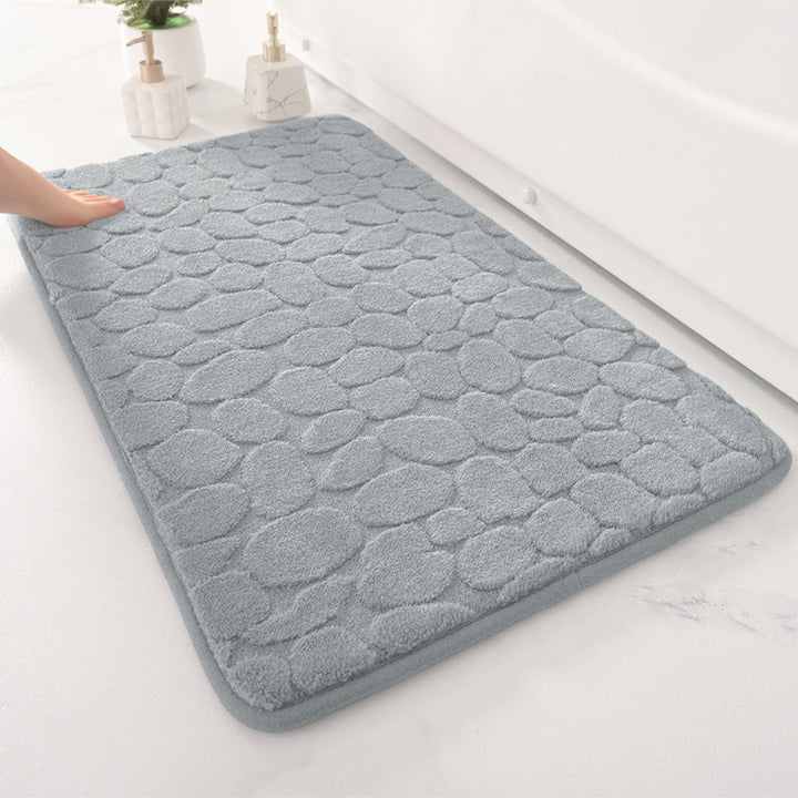 Pebble-Texture Memory Foam Bath Mat