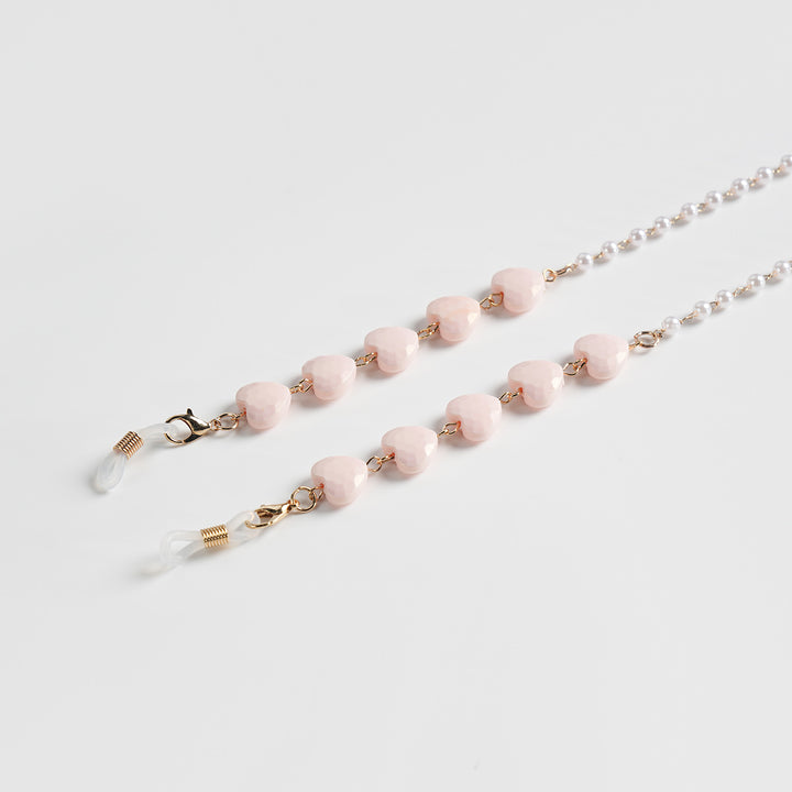 Heart-Shaped Beaded Eyewear Chain Stornfield