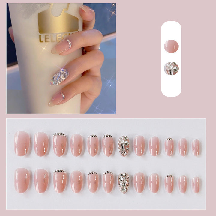 Artificial nails with elegant bow motifs Stornfield