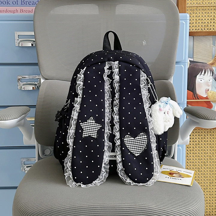 Cute Bunny-Ear Drawstring Backpack Stornfield