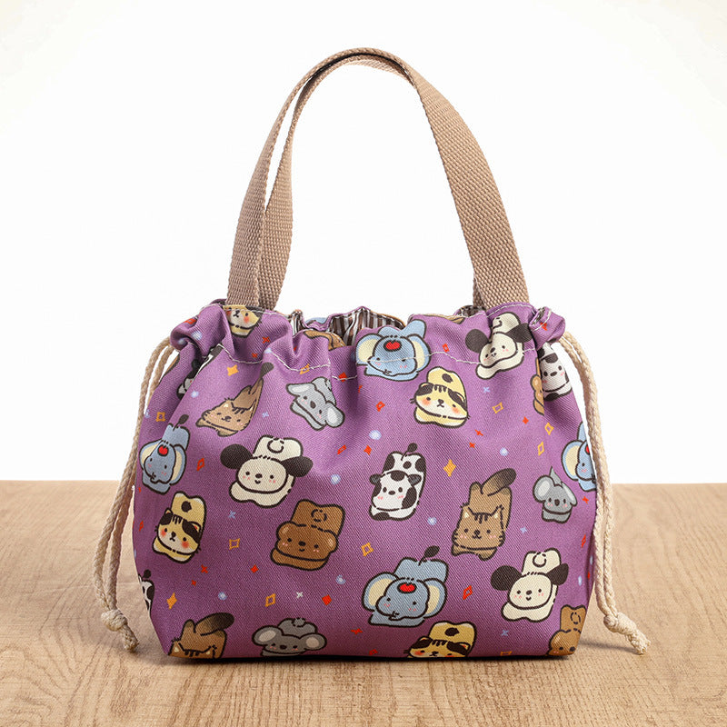 Drawstring Cat-Themed Storage Bag Stornfield