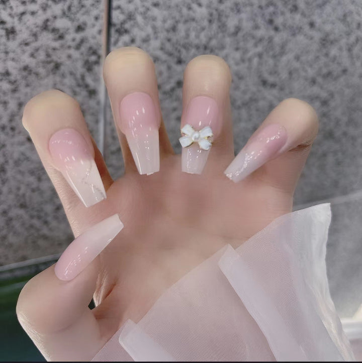 Artistic Press-On Nail Design Stornfield