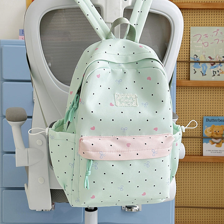 Charming Polka Dot School Backpack Stornfield