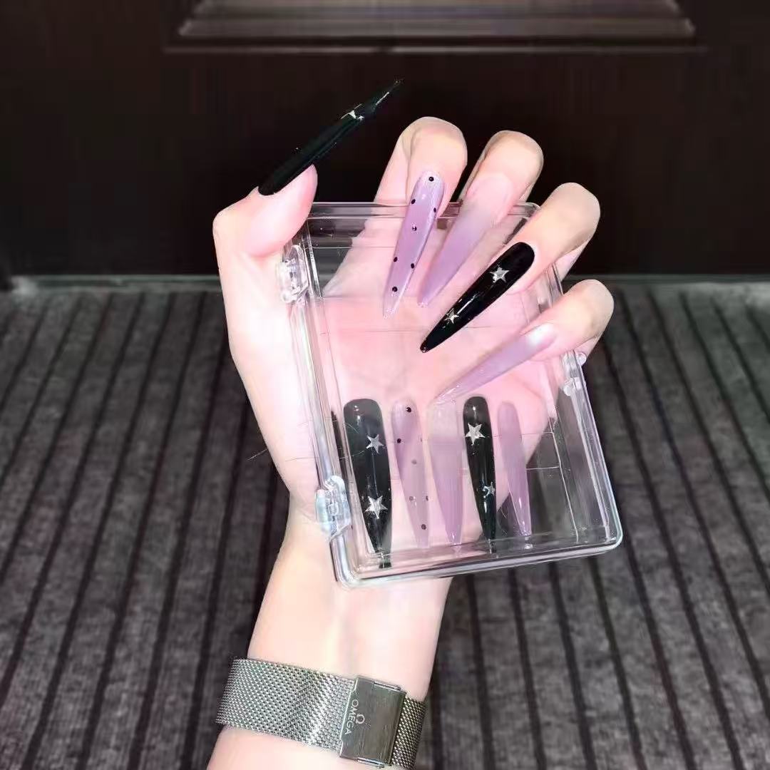 Artistic Long Stiletto Nail Enhancements Stornfield