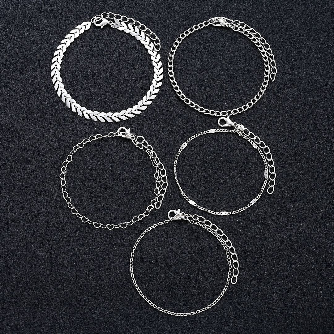 Multi-Layered Chain Bracelet Set Stornfield