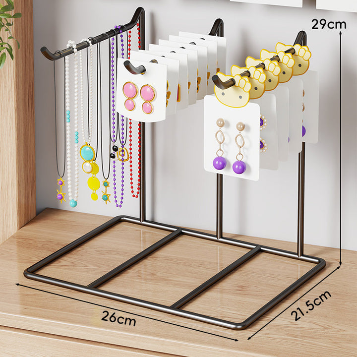 Vertical Bracelet and Bangle Display Stand with Rectangular Base