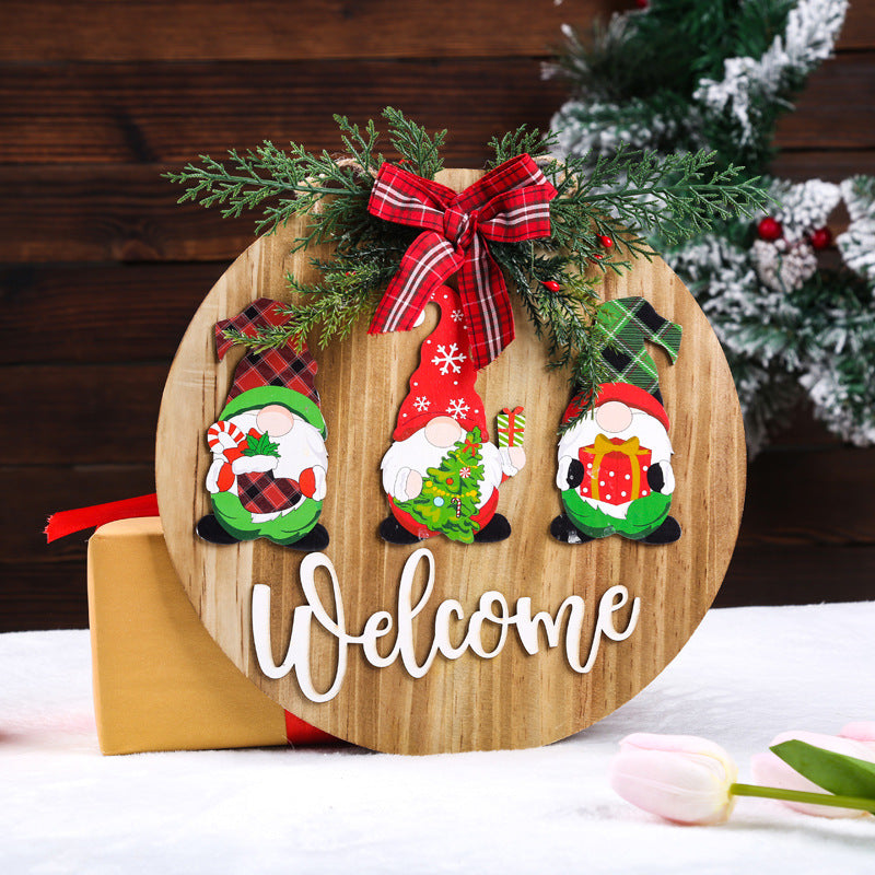 Welcome sign with festive design Stornfield