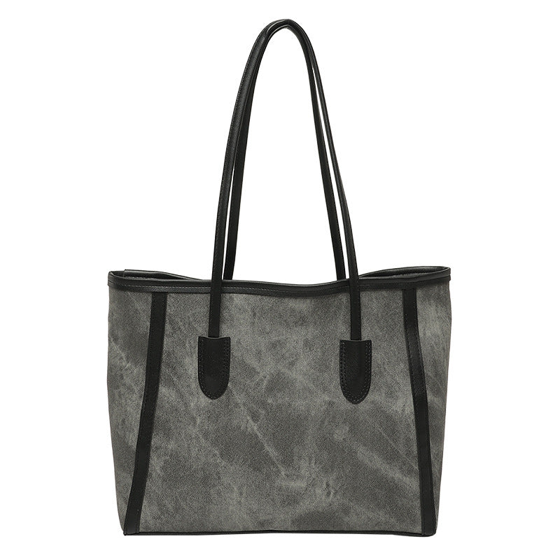 Classic Structured Canvas Tote Bag