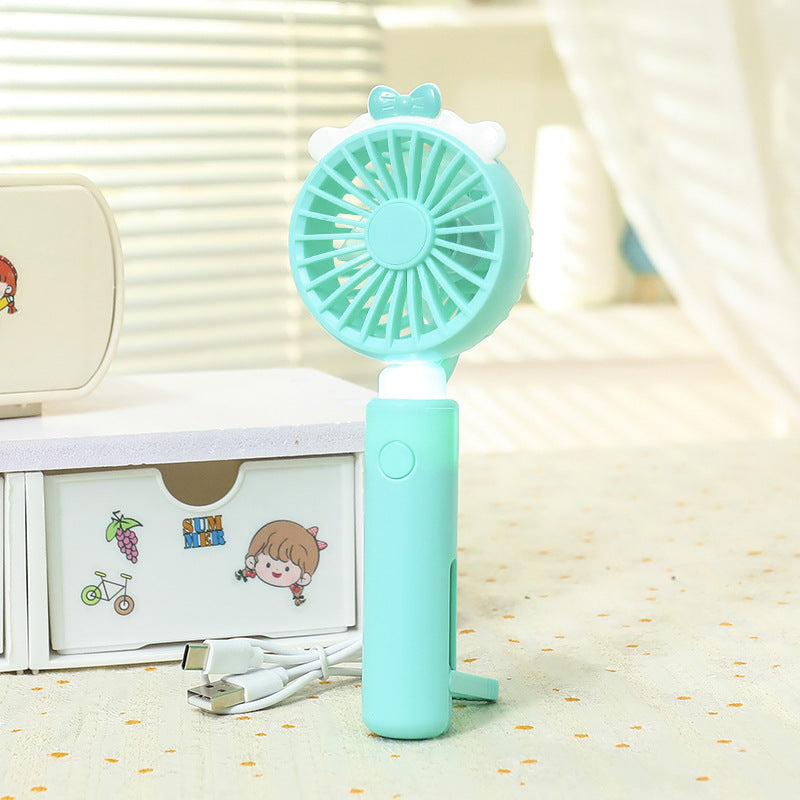 Women's Portable Bunny Design Hand Fan Stornfield