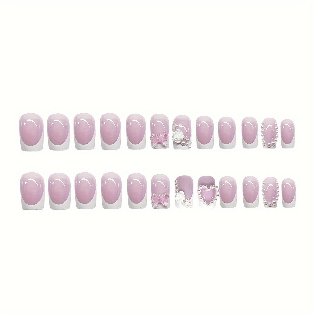 Floral Embellished Nail Art Set Stornfield