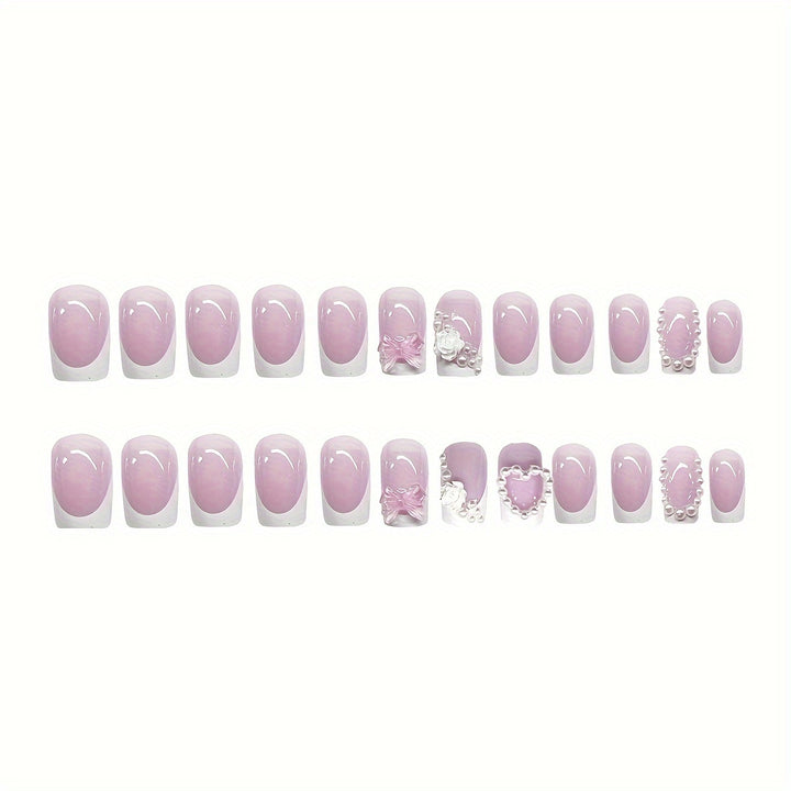 Floral Embellished Nail Art Set Stornfield