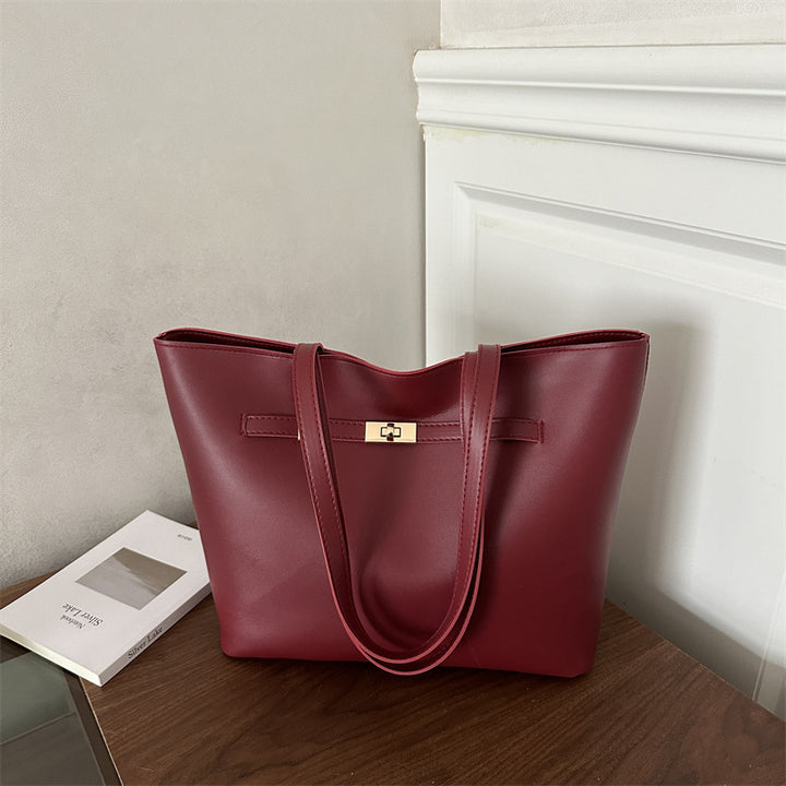 Minimalist Leather Tote Bag