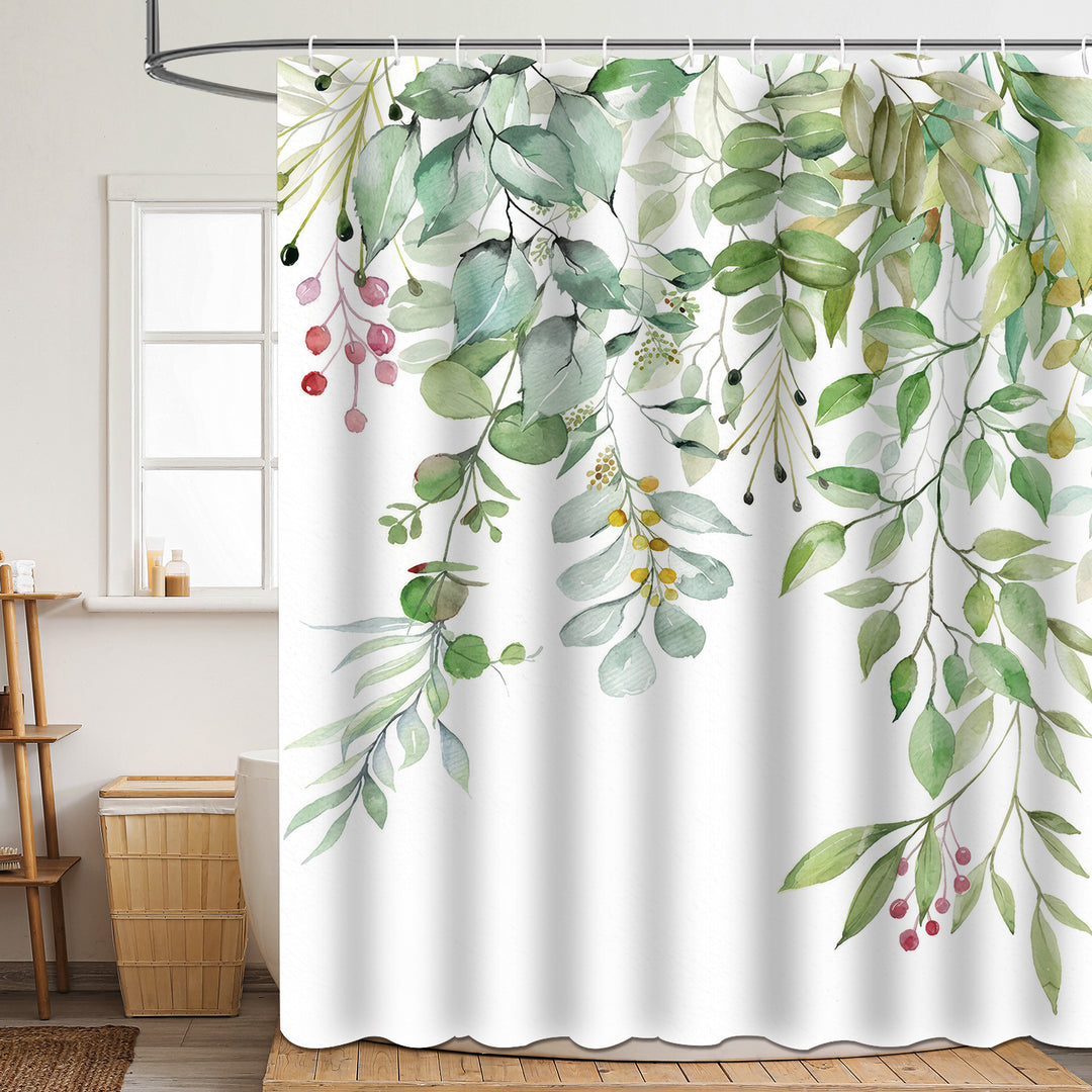 Floral Patterned Bathroom Shower Curtain Stornfield