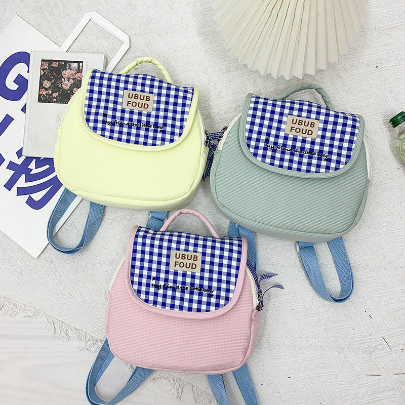 Cute Gingham Pattern Insulated Lunch Bag Stornfield