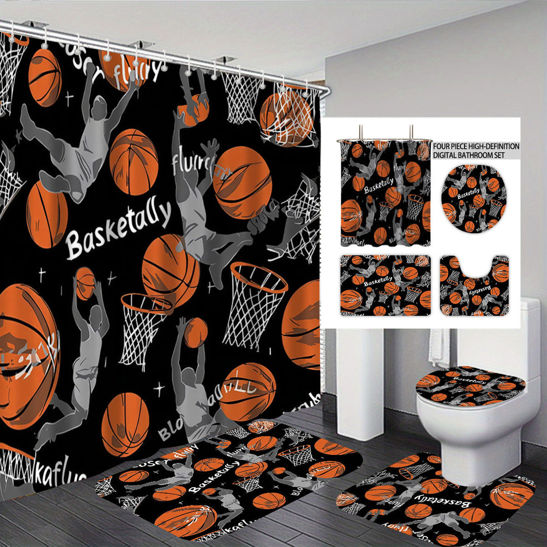 Basketball-Themed Bathroom Decor Set Stornfield