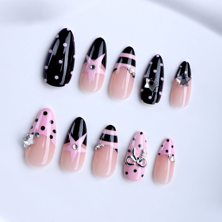 Fake nails with Playful Design Stornfield