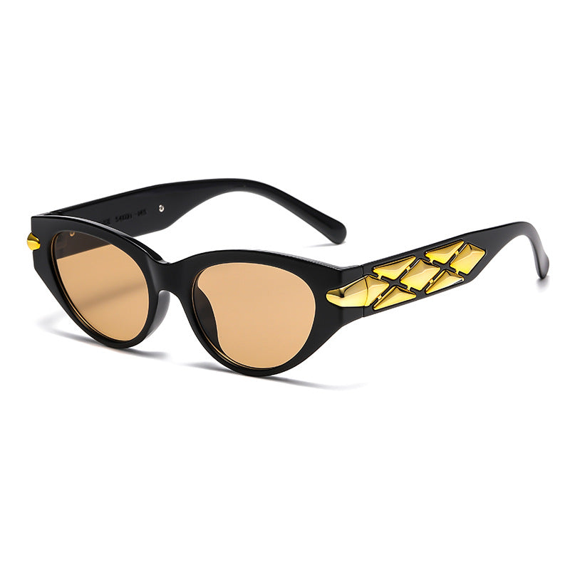 Women's Cat-Eye Sunglasses with Luxurious Accents and Unique Design Stornfield