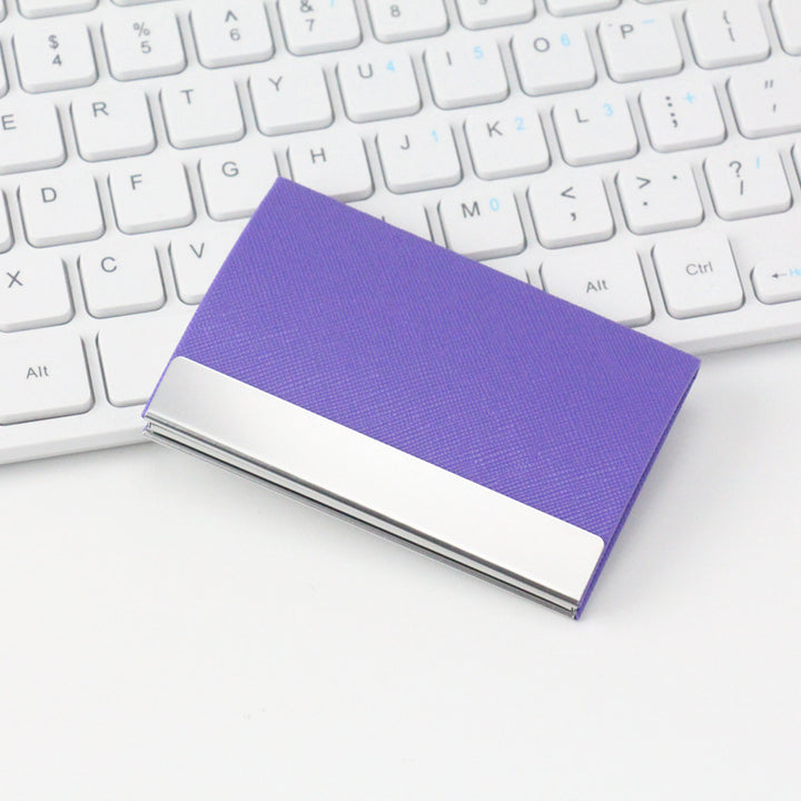 Elegant Textured Business Card Holder