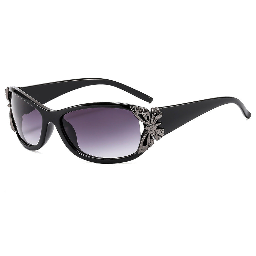 Fashion-Forward Butterfly-Embellished Sunglasses Stornfield