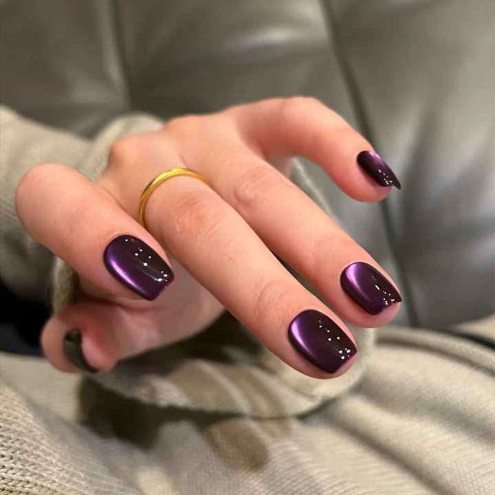 Elegant French Tip Press-On Nail Set Stornfield
