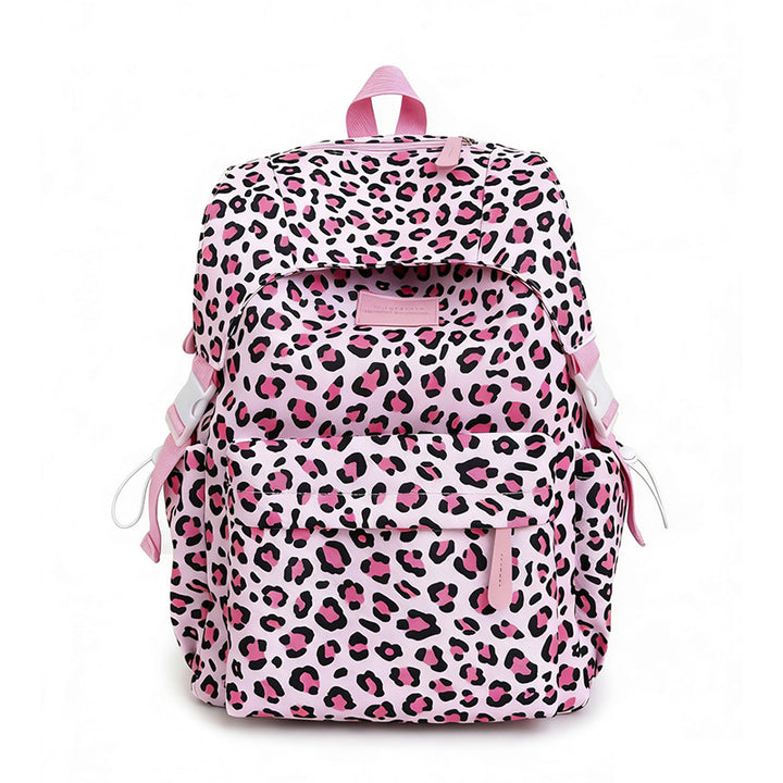 Playful Leopard Print School Backpack Stornfield