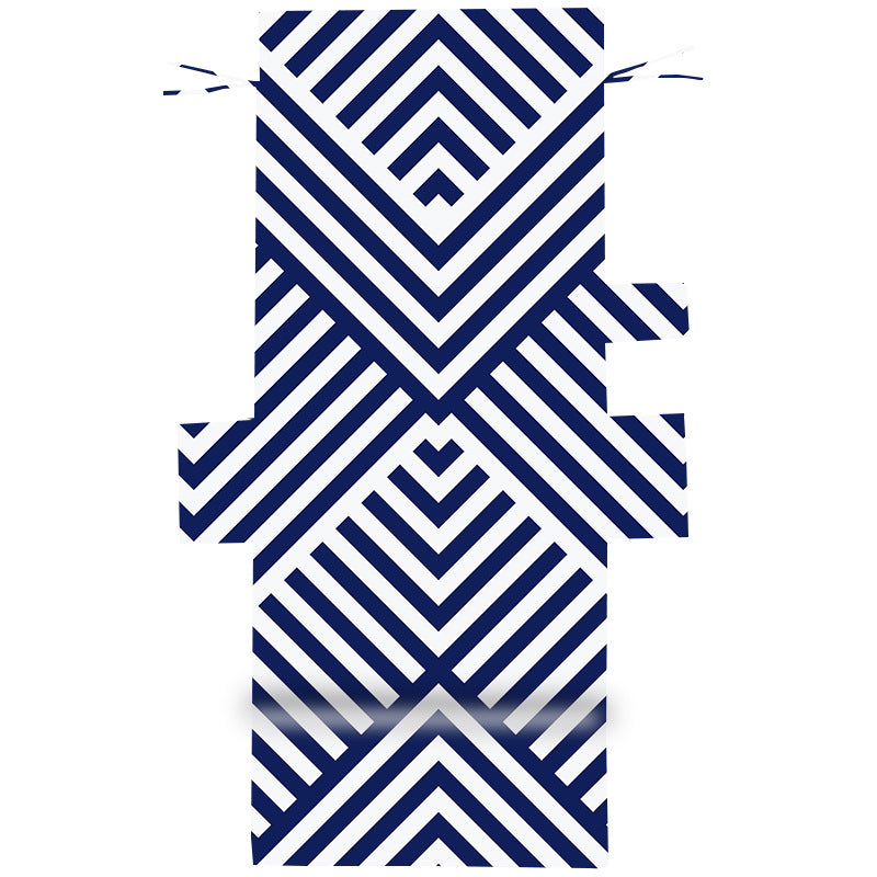 Sporty towel with creative striped pattern Stornfield