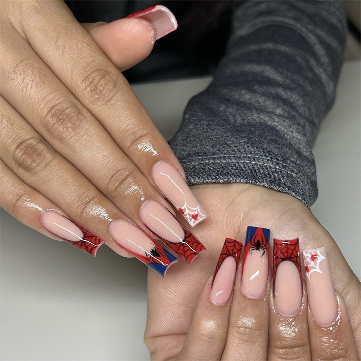 Spider-Man Inspired 3D Nail Art Extensions Stornfield