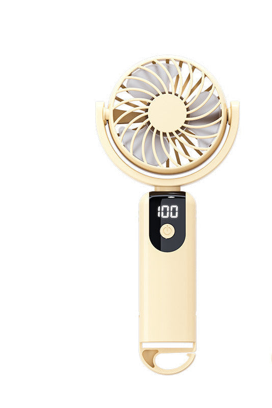 Women's Portable Handheld Fan with Digital Display Stornfield