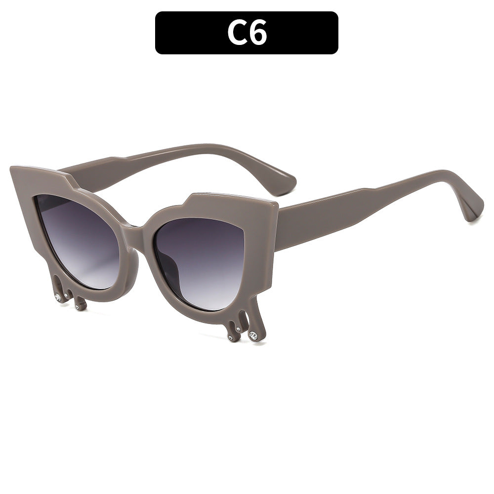 Unique Artistic Cat-Eye Sunglasses