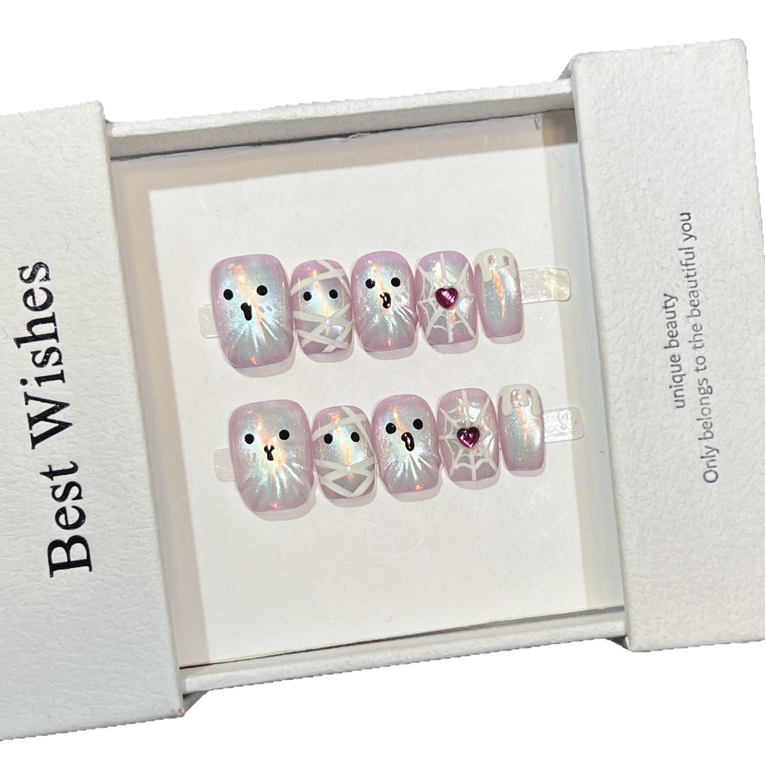 Whimsical Ghost Nail Art Set