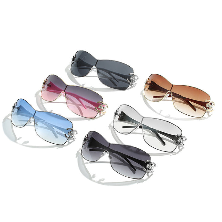 Fashionable Oversized Shield Sunglasses Stornfield
