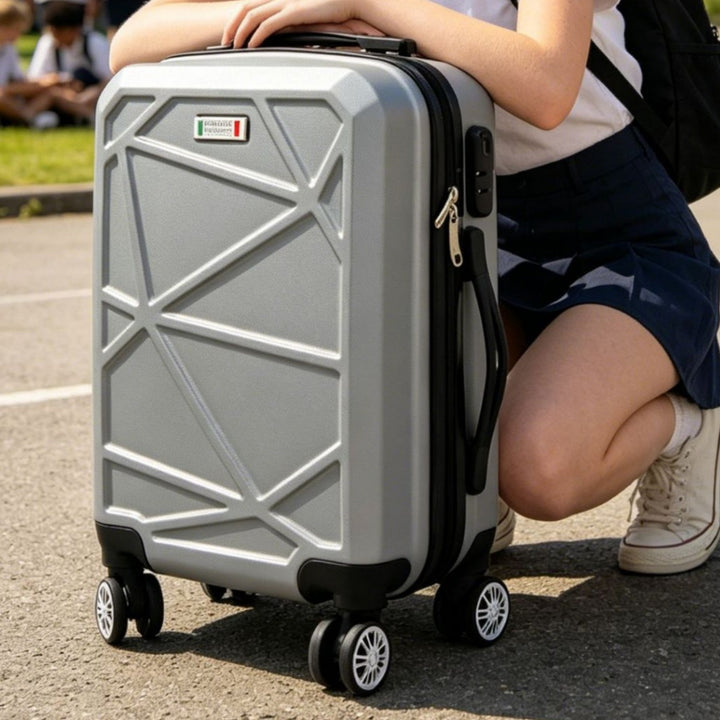 Unisex Geometric Hard Shell Spinner Suitcase Stornfield