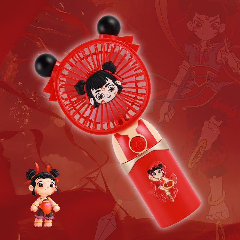 Ladies portable handheld fan with character design Stornfield