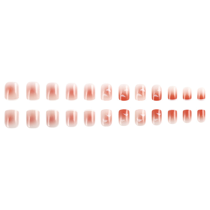Ombre Cloud Design Press-On Nail Set Stornfield