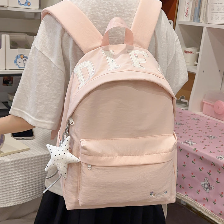 Stylish Casual Backpack with Star Charm Stornfield