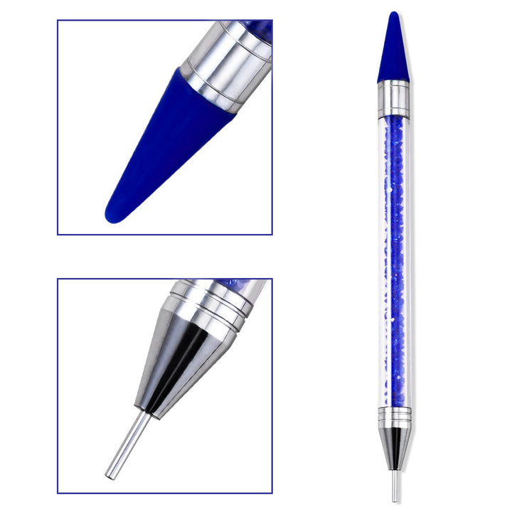 Professional Nail Art Detailing Brush with Crystal Handle Stornfield