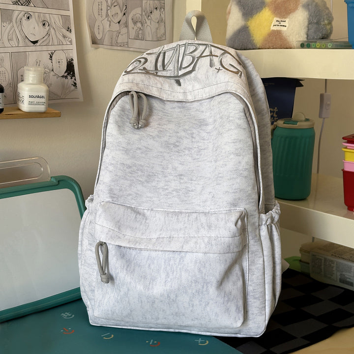 Casual Backpack with Cute Plush Keychain Stornfield
