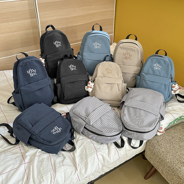 Stylish Checked Design Backpack Stornfield