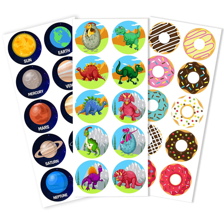 Decorative Donut Sticker Set Stornfield