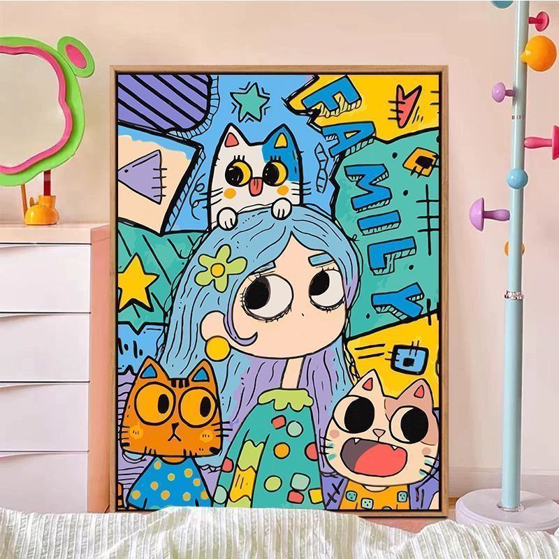 Colorful Abstract Canvas Art Stornfield