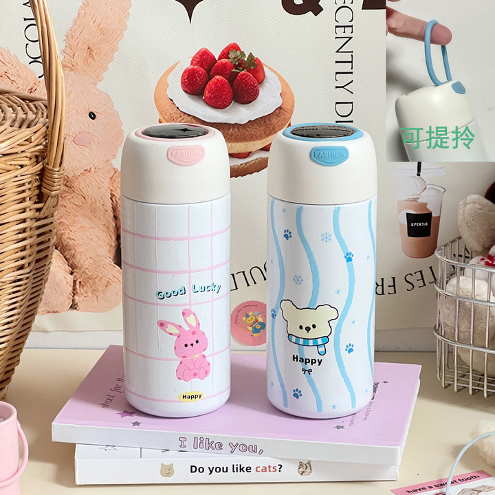 Women Insulated Water Bottle with Playful Animal Design Stornfield
