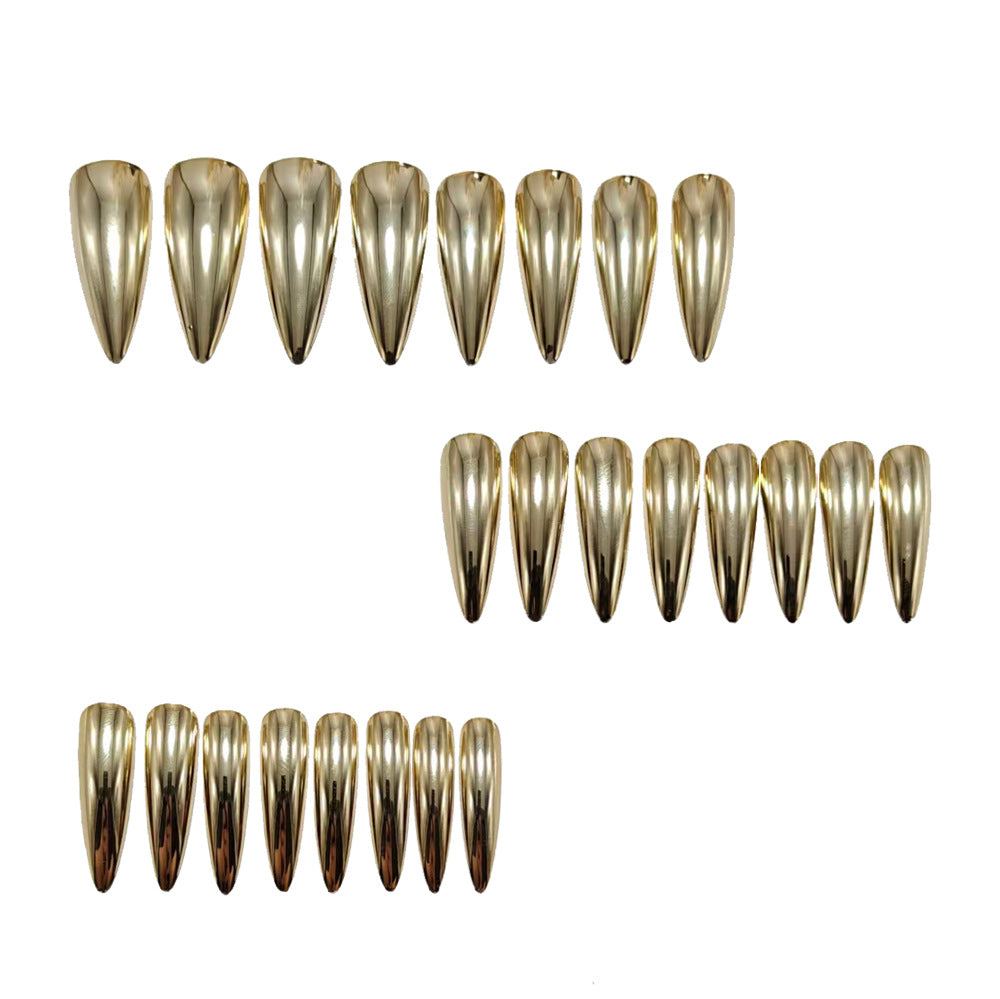 Elegant and Shiny Stiletto Artificial Nails Stornfield
