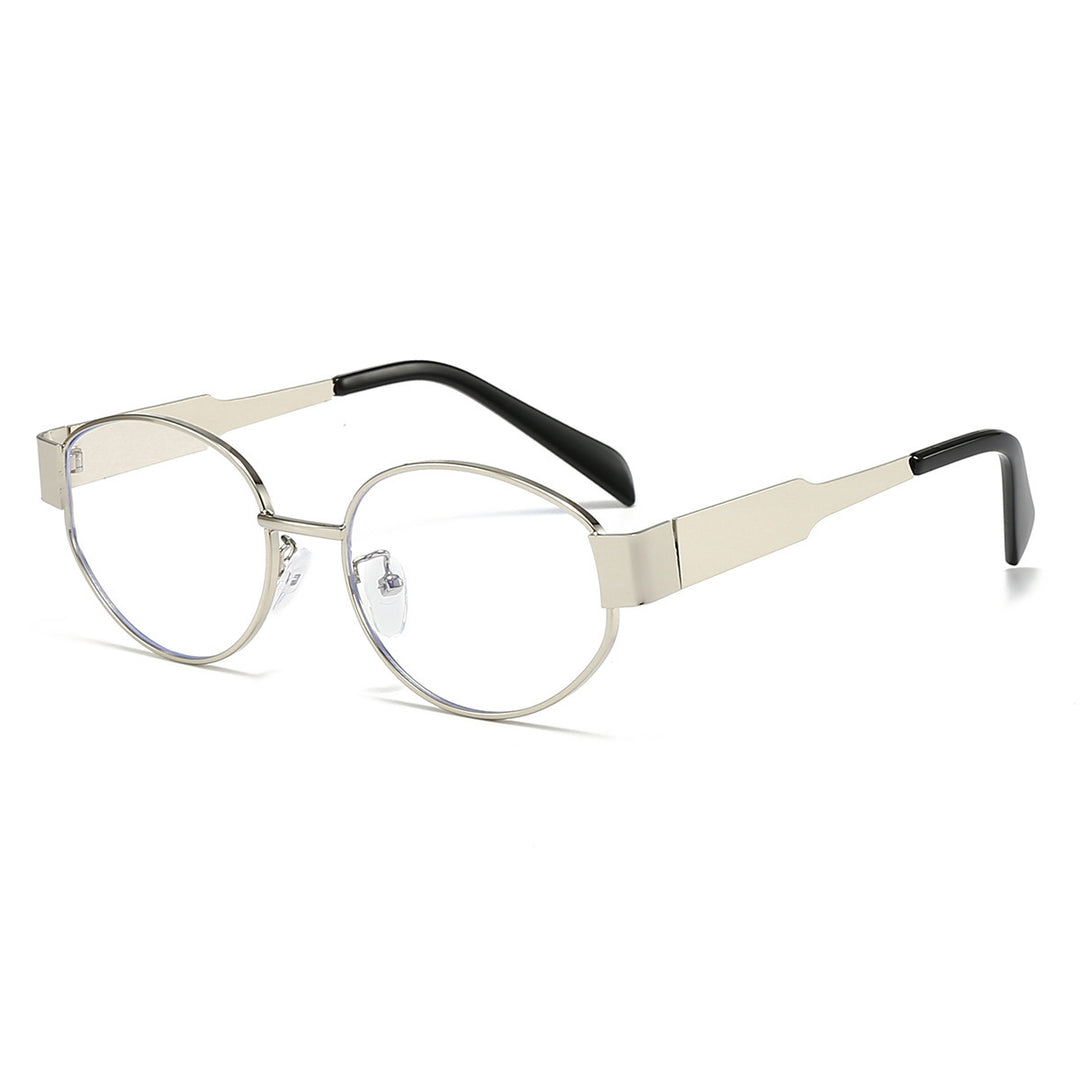 Fashionable oversized sunglasses with metal frame Stornfield